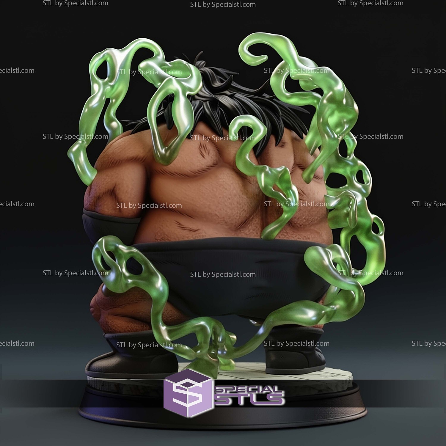 Bacterian Dragonball STL Files 3D Model — view 3