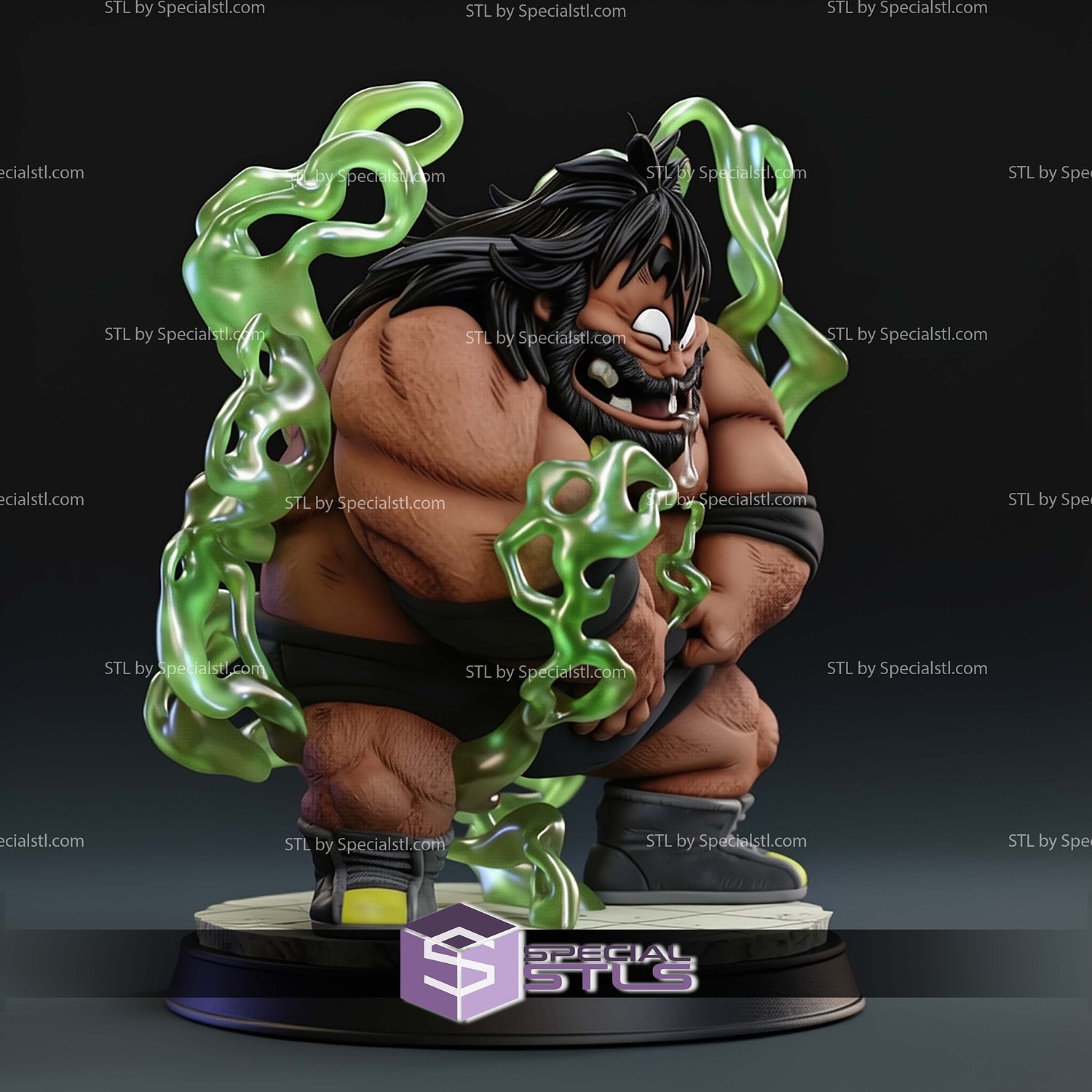 Bacterian Dragonball STL Files 3D Model — view 5