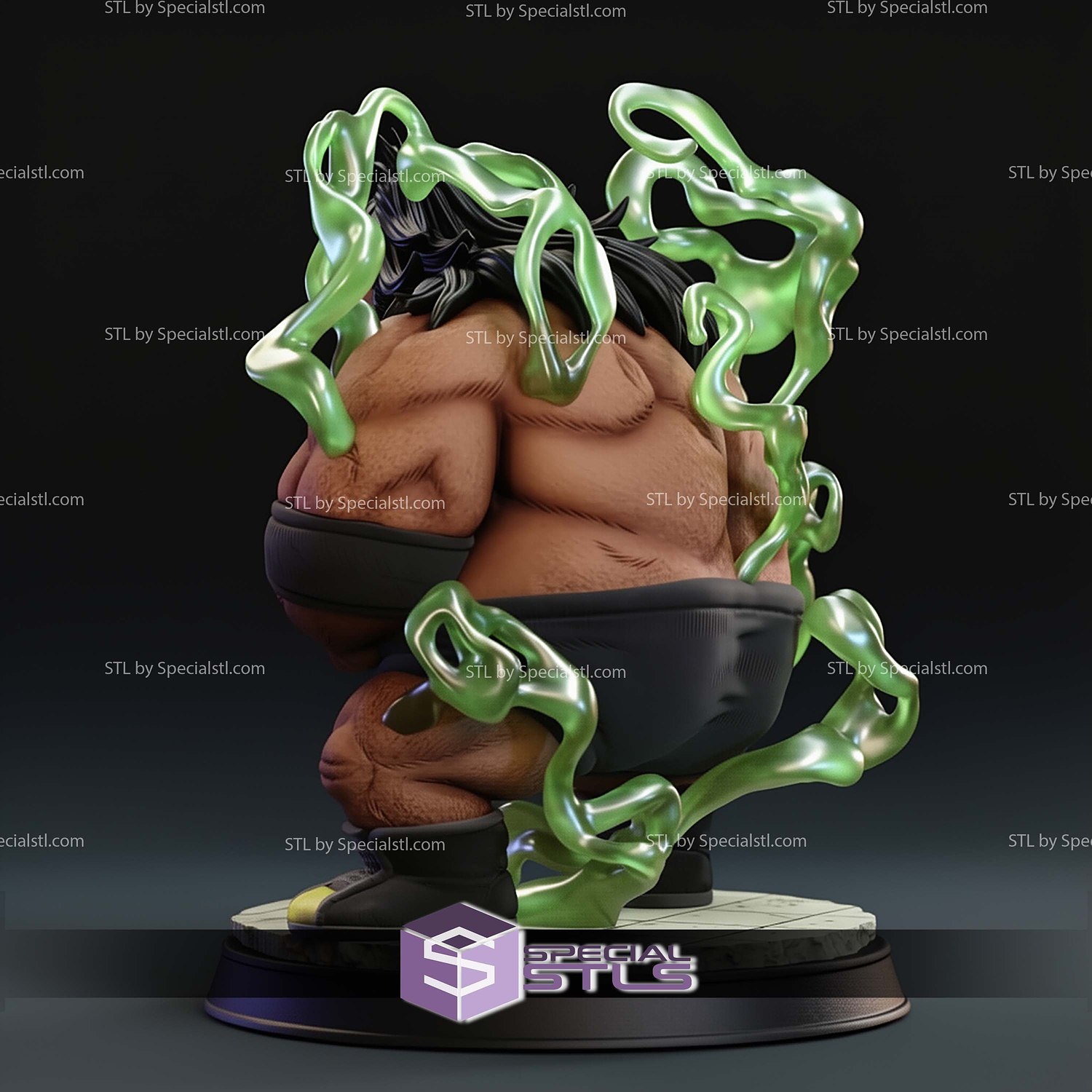 Bacterian Dragonball STL Files 3D Model — view 6