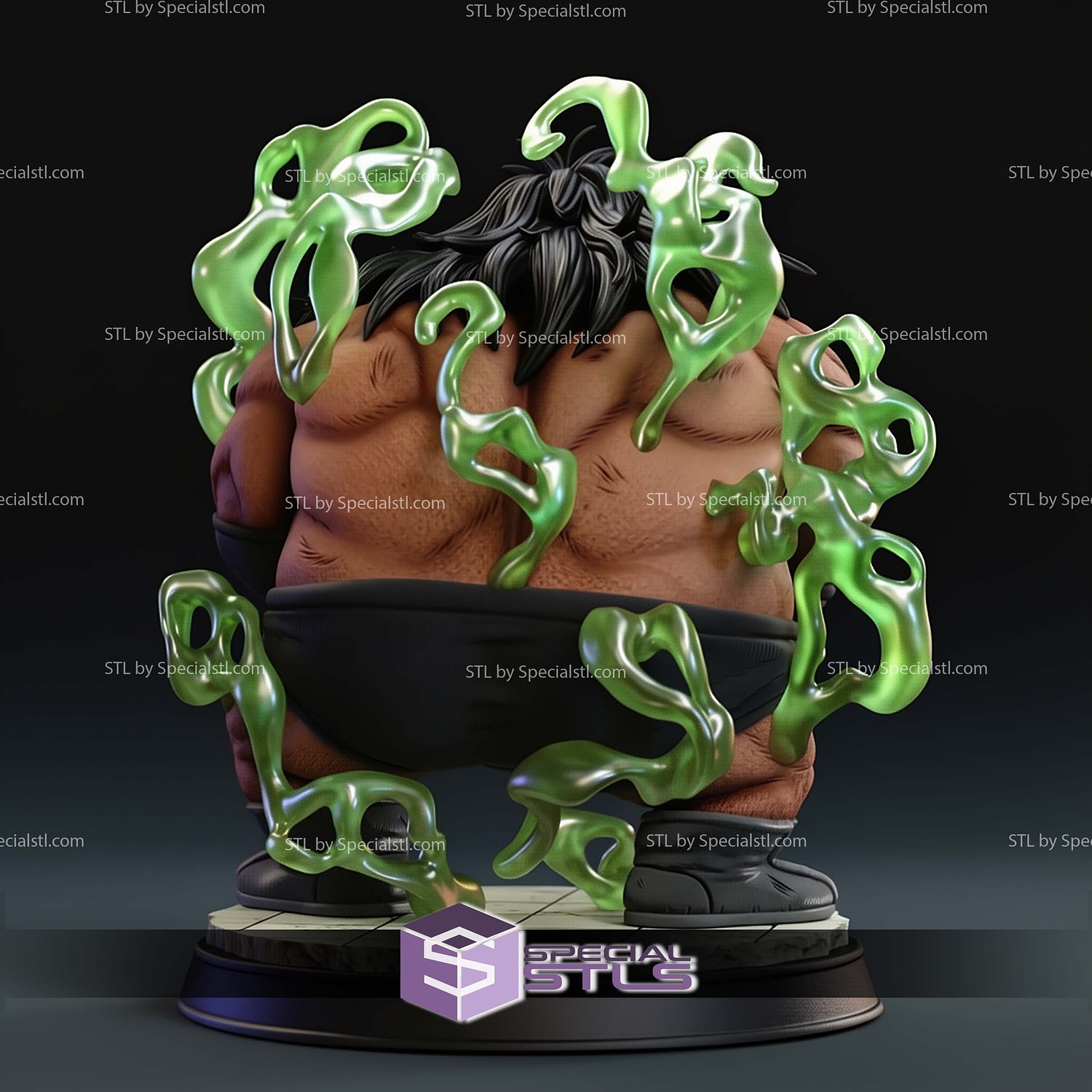 Bacterian Dragonball STL Files 3D Model — view 7