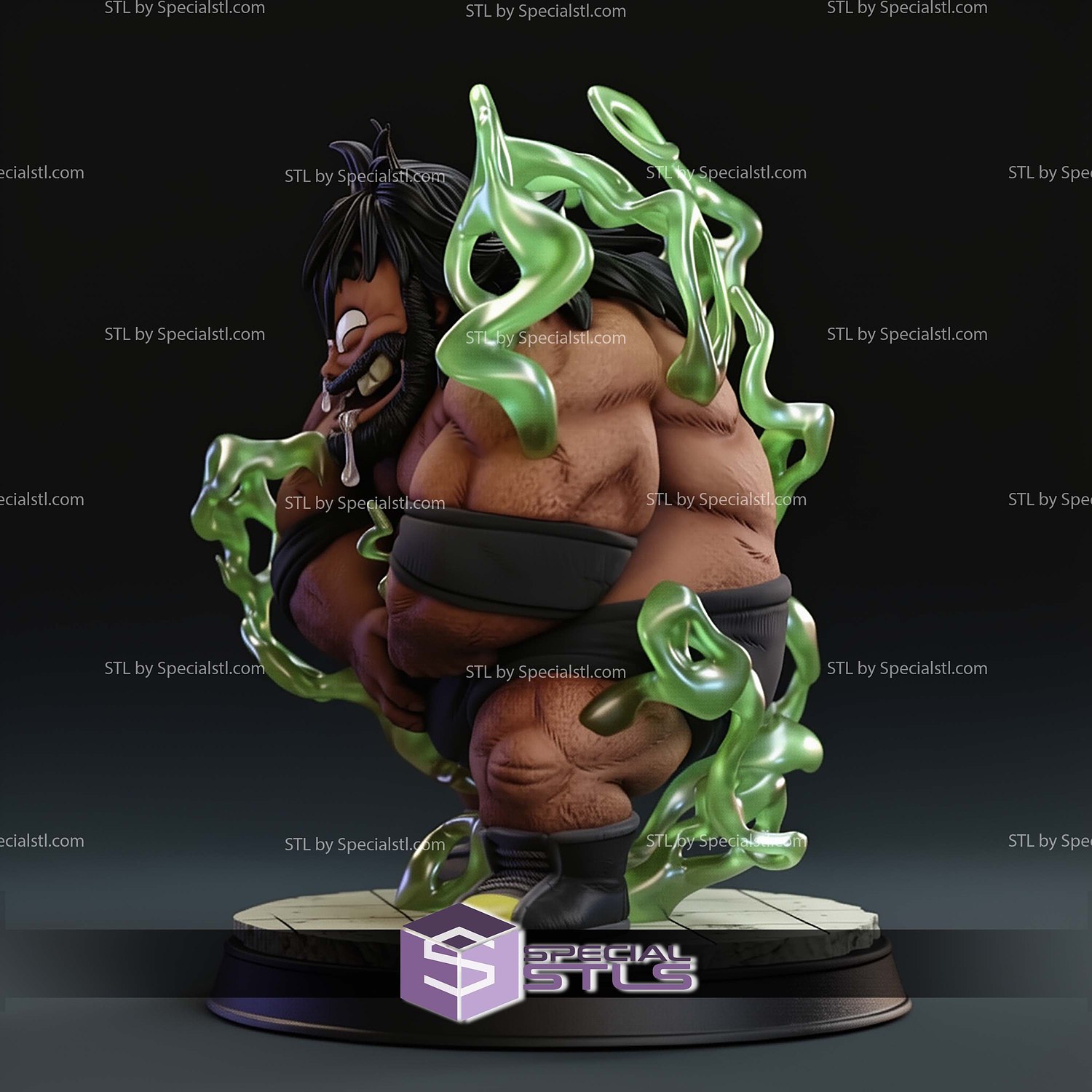 Bacterian Dragonball STL Files 3D Model — view 8