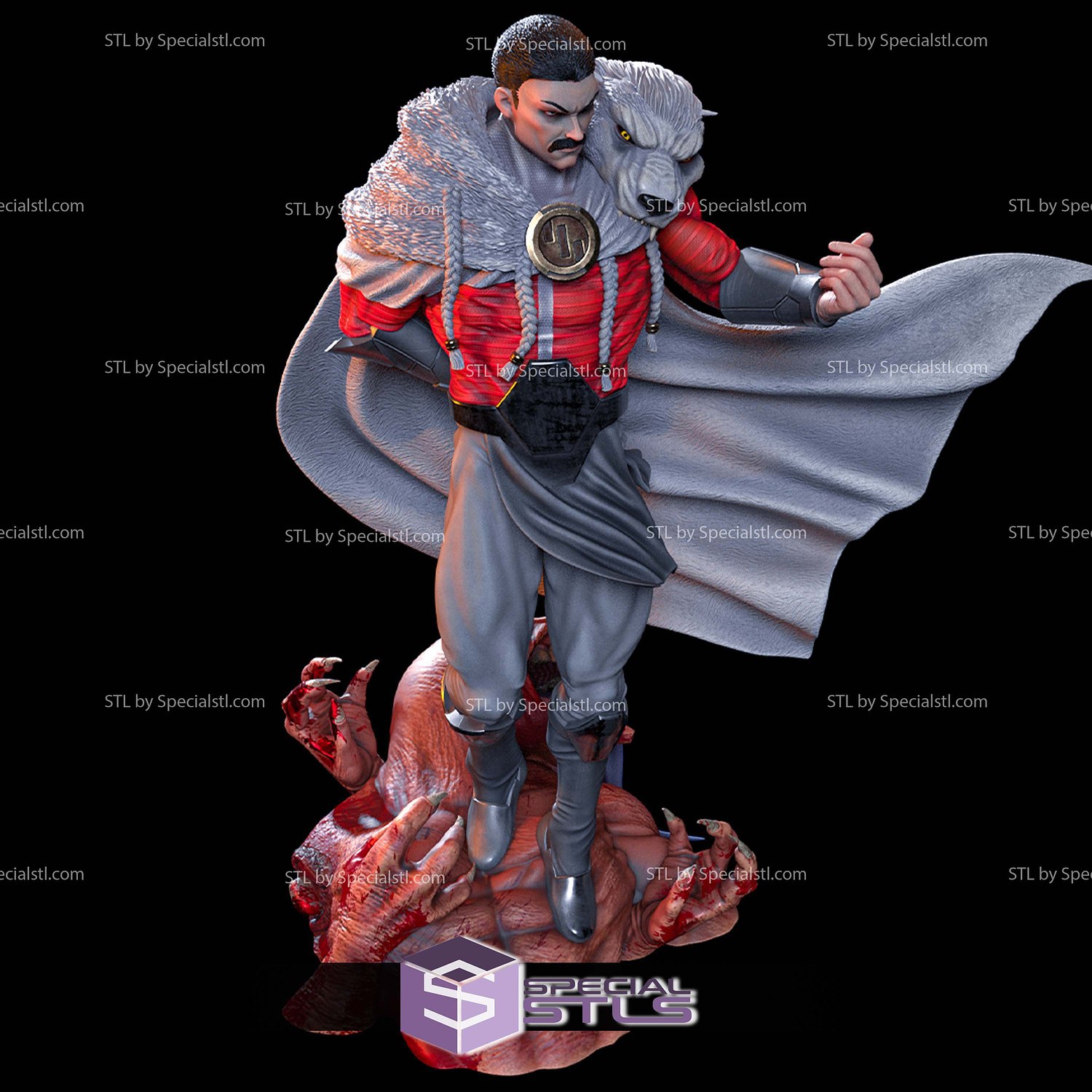 Thragg from Invincible 3D Printer Files STL Model — view 3