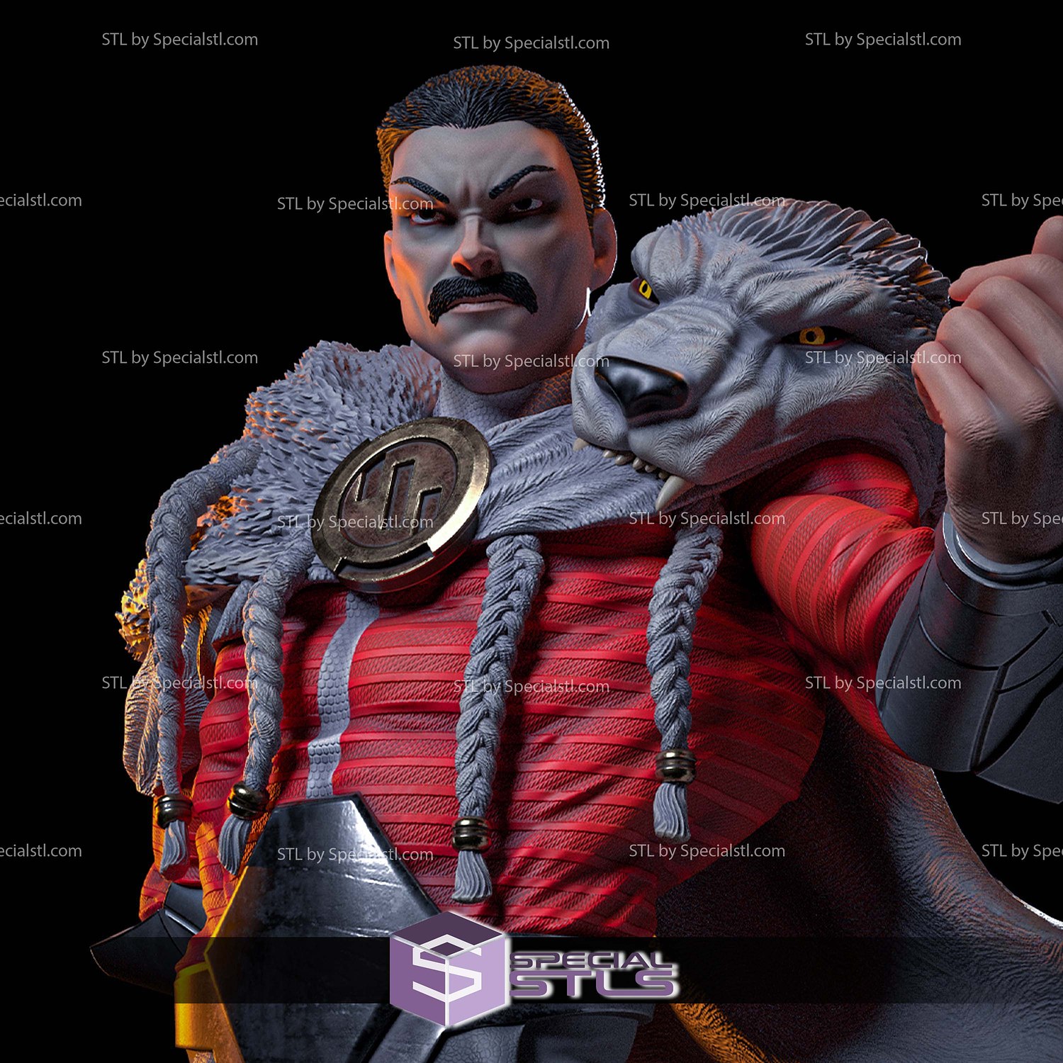 Thragg from Invincible 3D Printer Files STL Model — view 4