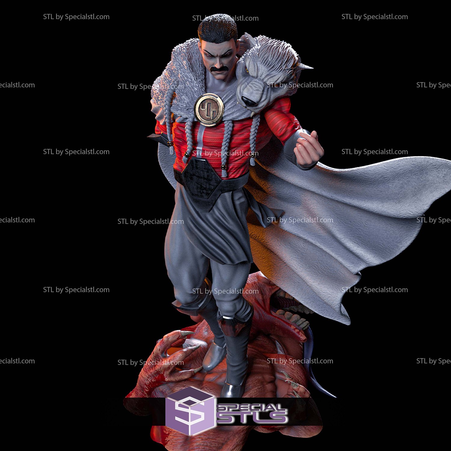 Thragg from Invincible 3D Printer Files STL Model — view 5