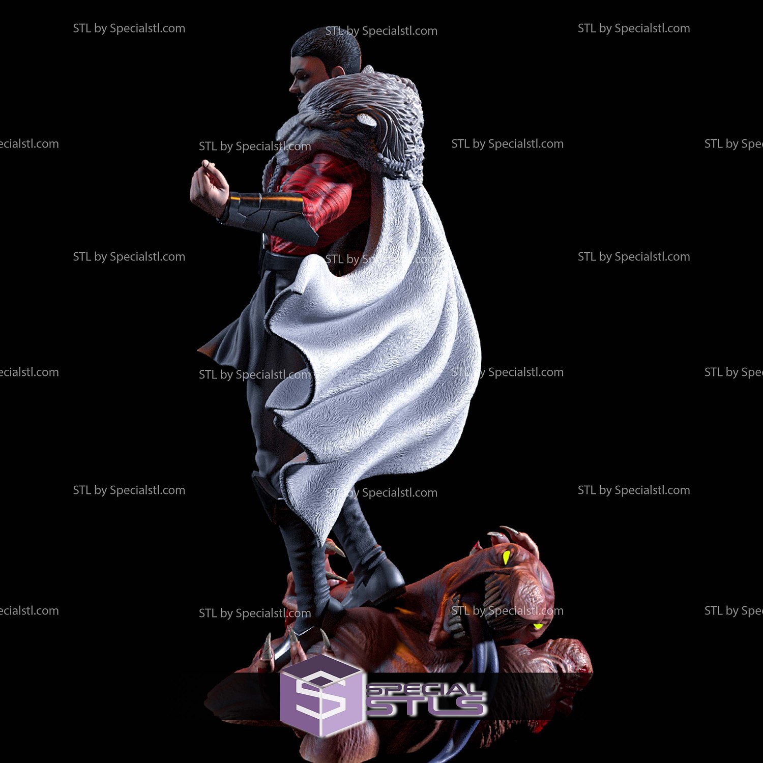 Thragg from Invincible 3D Printer Files STL Model — view 6