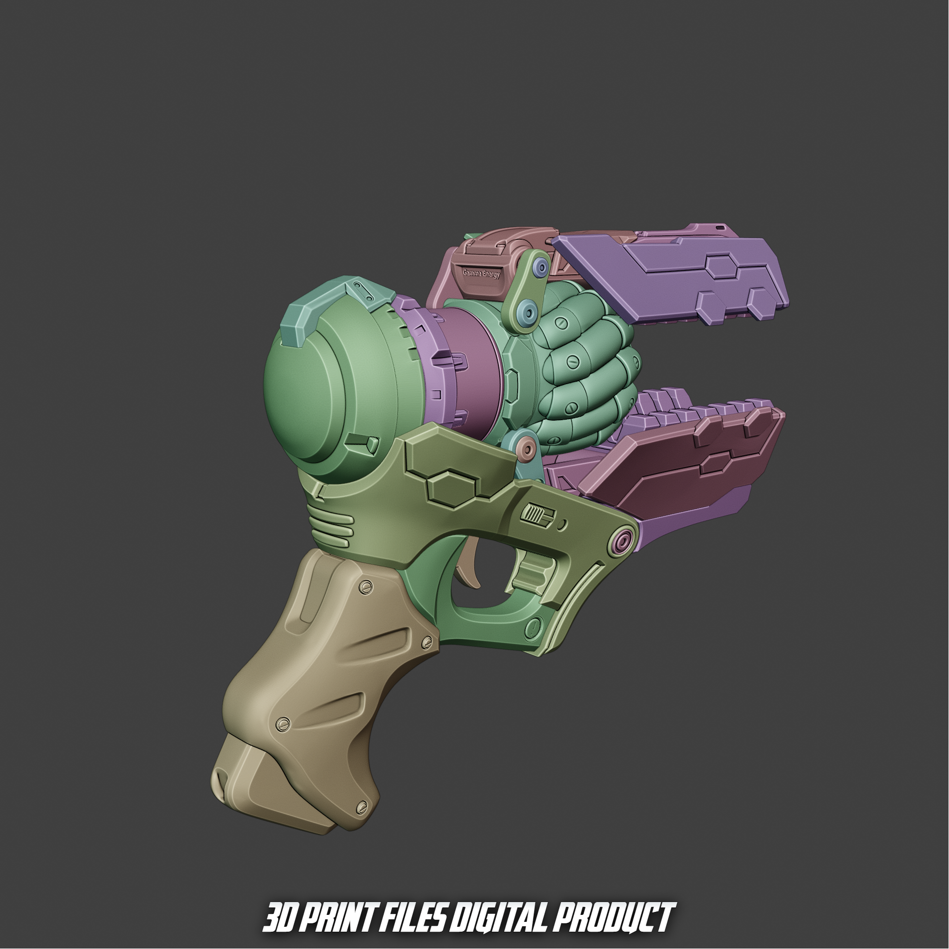 Si Fi Hulk Bruce Banner Gamma Ray Marvel Rivals 3D FBX Model