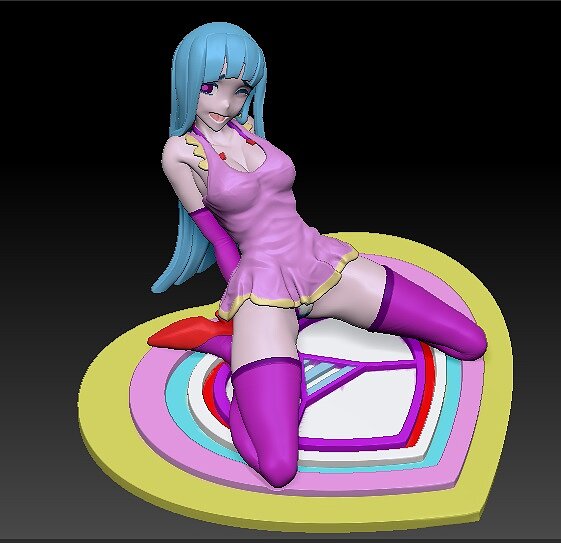 girl from MEMEME 3D STL Model — view 2