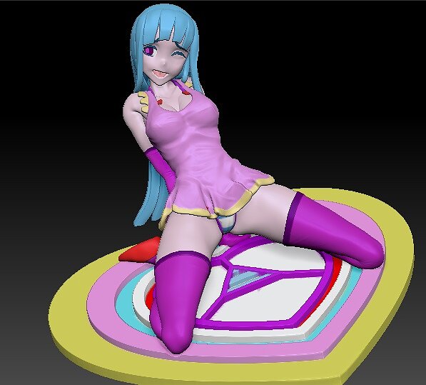 girl from MEMEME 3D STL Model — view 3