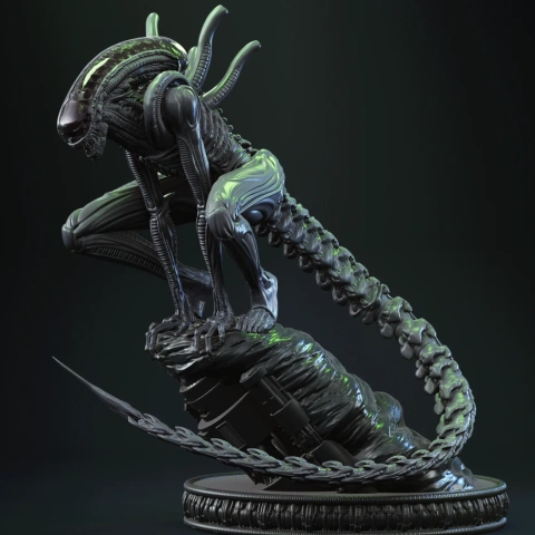Crawling Xenomorph 3D Printer Files | Assembly STL Model