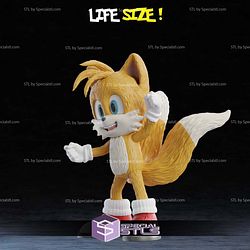 Life Size Tails from Sonic STL Files 3D Model