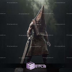 Pyramid Head Silent Hill 2 Remake STL Printer Files 3D Model