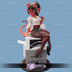 Pin Up Girl Collection - Meru Succubus 3D Printer Files STL Model