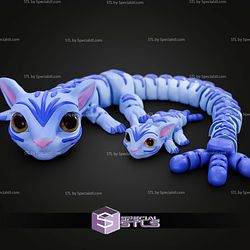 Basic STL Collection Na'vi Dragons Mountain Banshees 3D Model