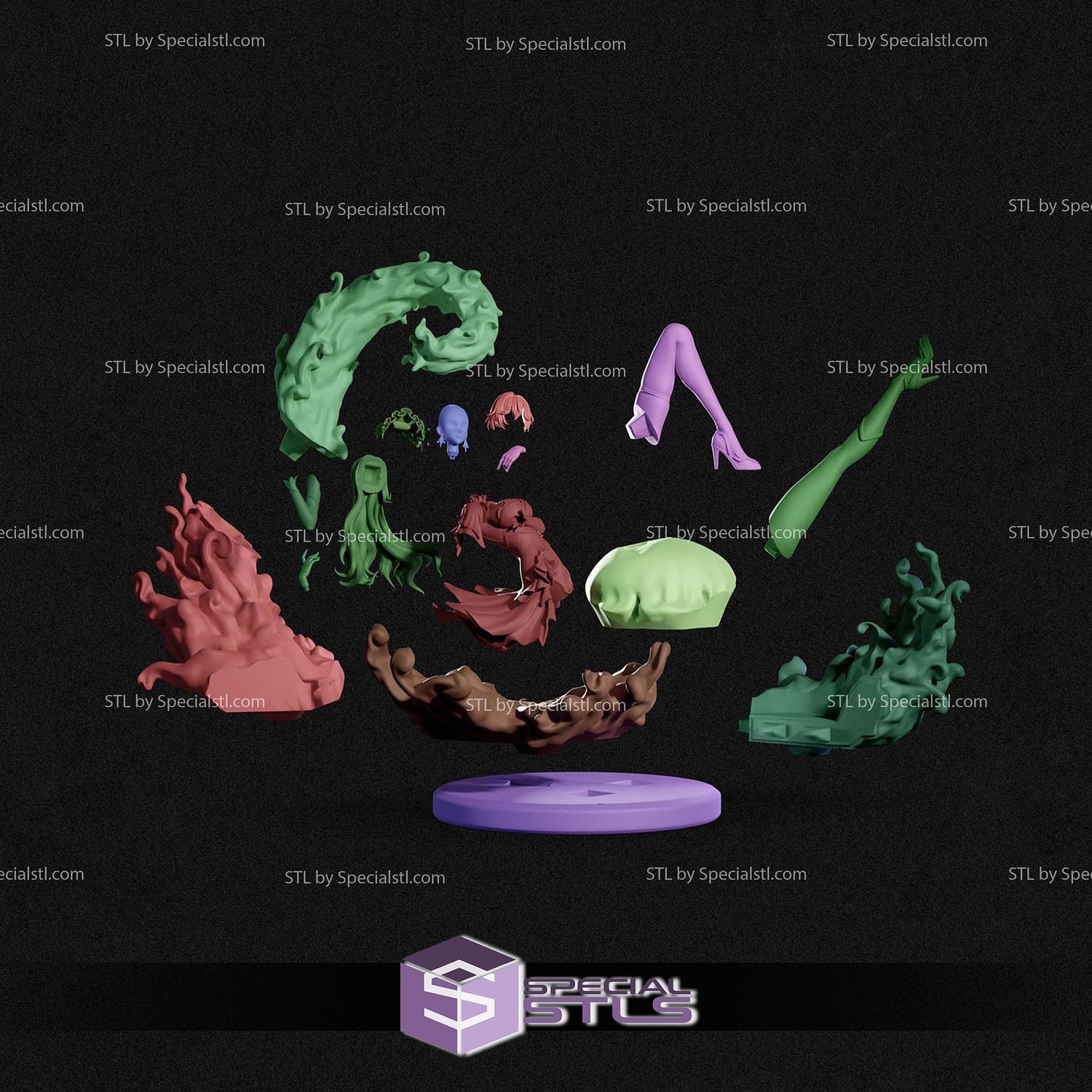 Cantarella Wuthering Waves STL Files 3D Model — view 2