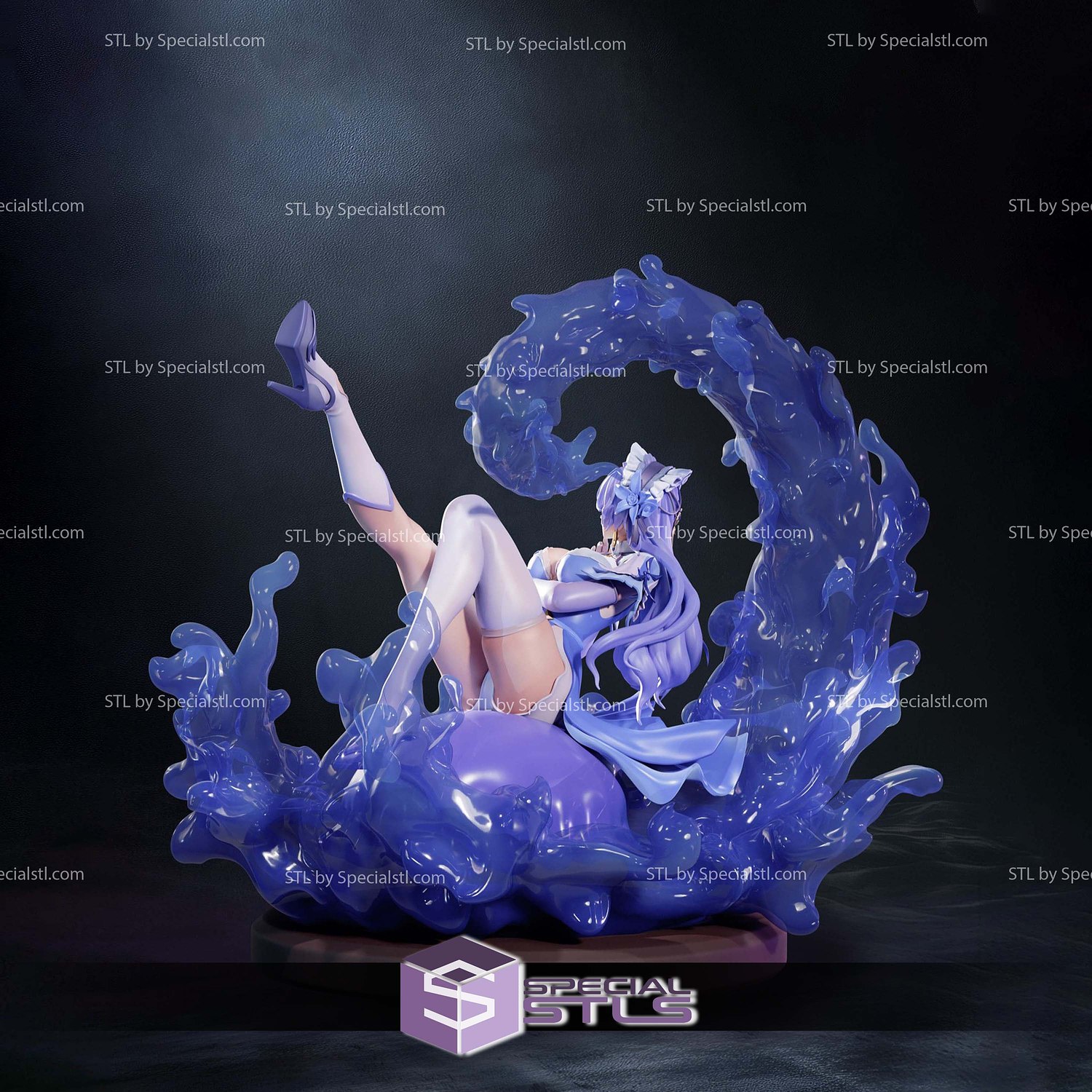 Cantarella Wuthering Waves STL Files 3D Model — view 4