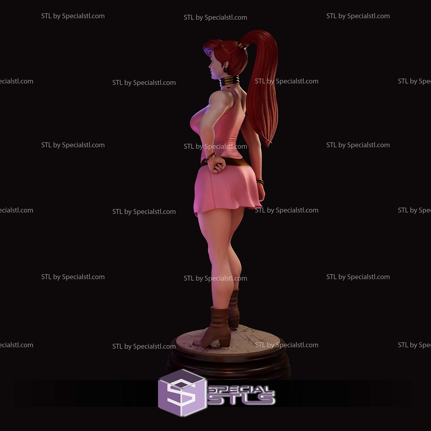 Giganta DC Heroes STL Files 3D Model — view 2
