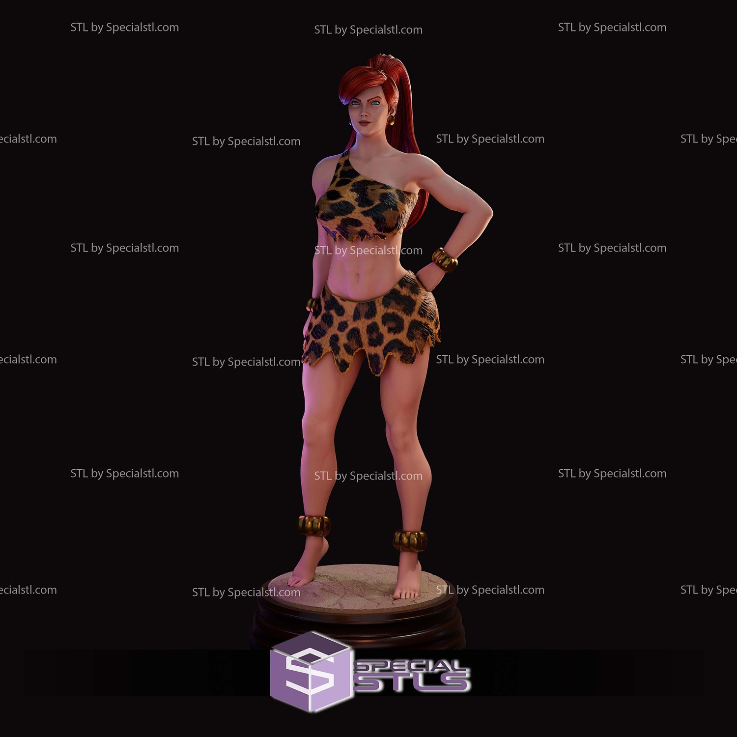 Giganta DC Heroes STL Files 3D Model — view 3