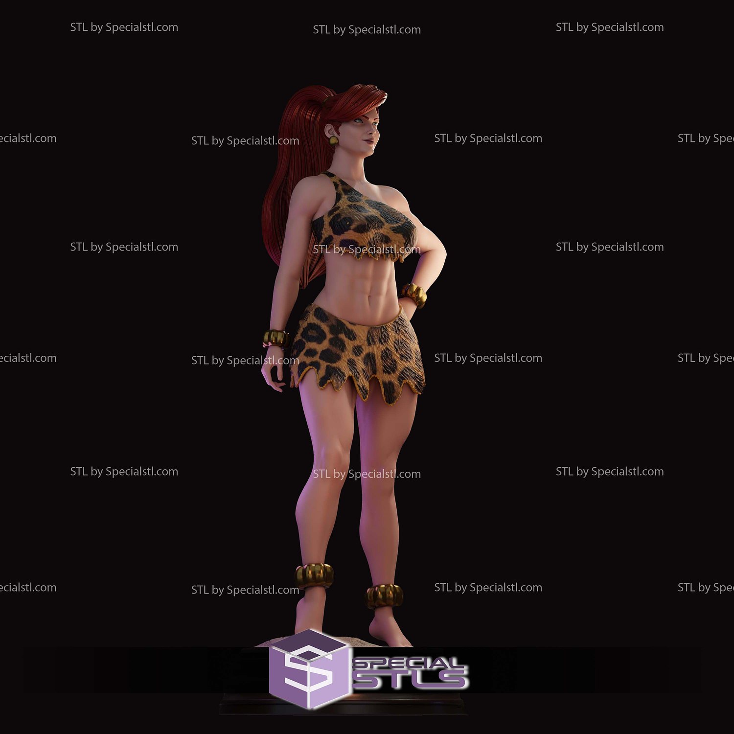 Giganta DC Heroes STL Files 3D Model — view 5