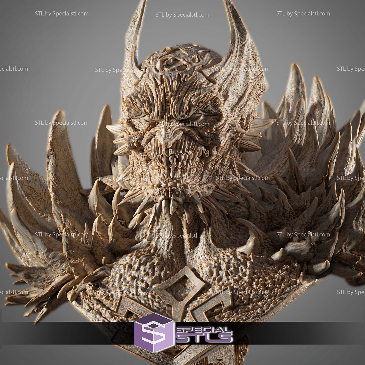 The Devastator Portrait Bust Sculptures 3D Printing STL Model — view 2