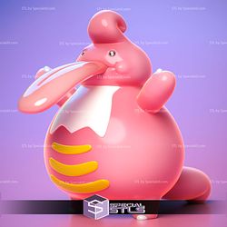 Lickilicky Pokemon Complete STL Files 3D Model