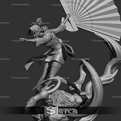 Temari Naruto Digital STL Files 3D Model