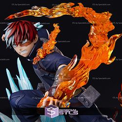 Shoto Todoroki The Ice and Fire Hero 3D Printer Files STL Model