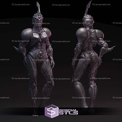 Guyver Girl Standing 3D Printer Files STL Model