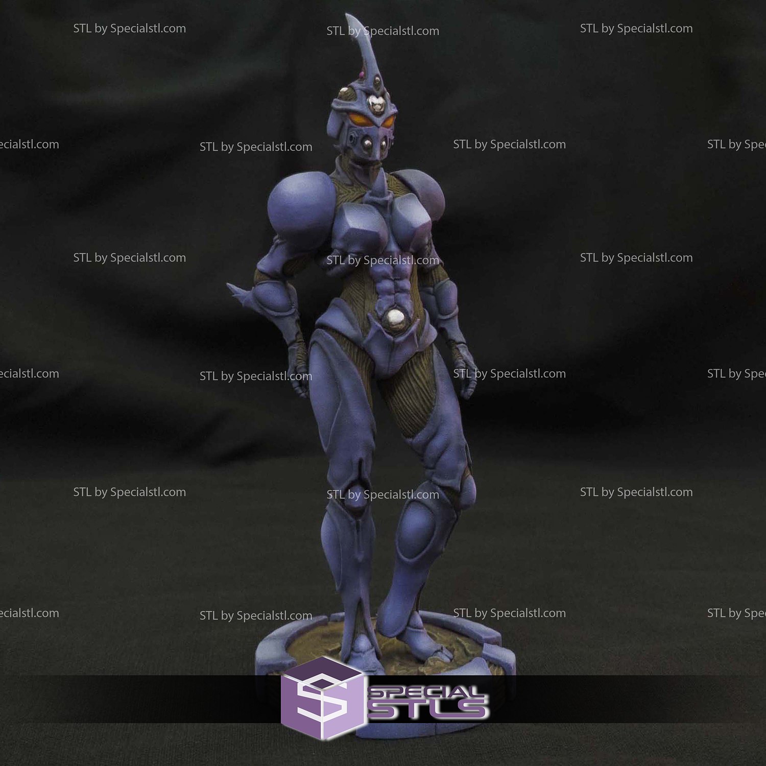 Guyver Girl Standing 3D Printer Files STL Model — view 2