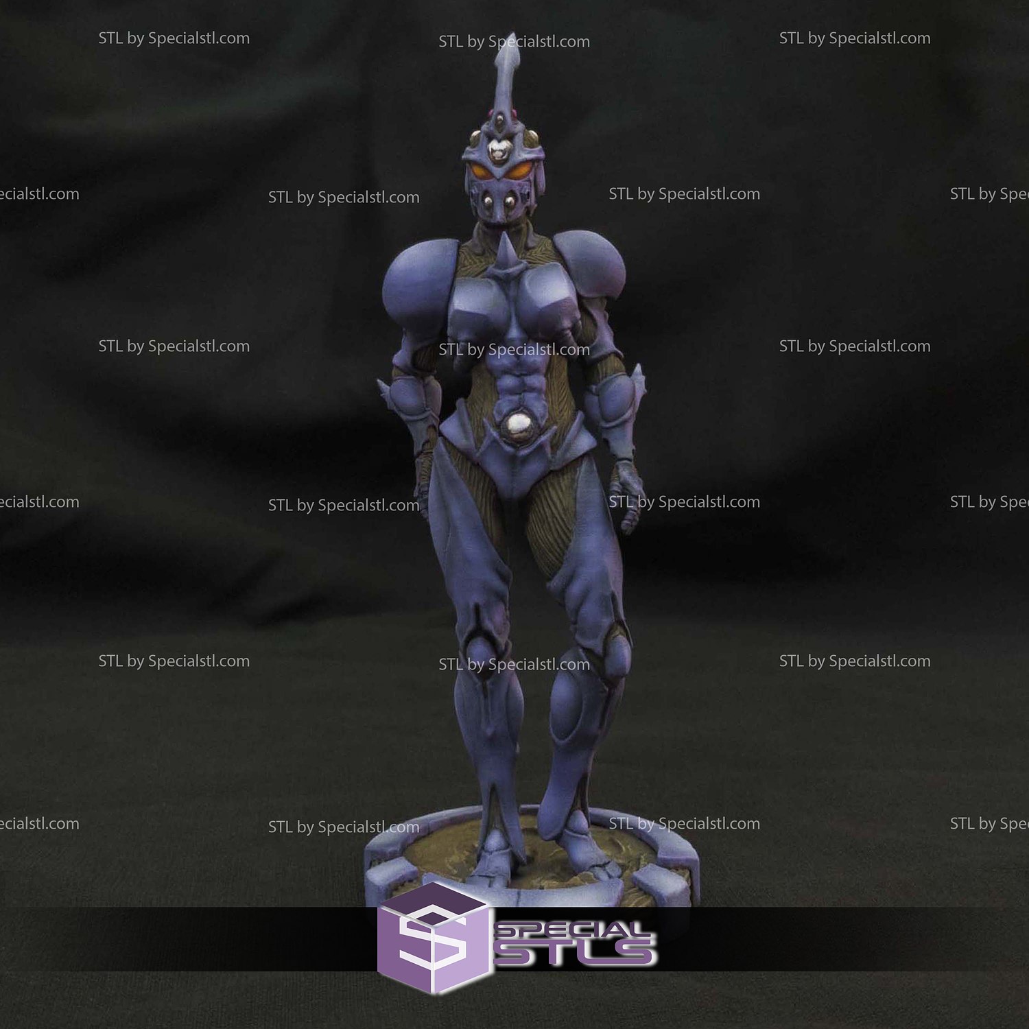 Guyver Girl Standing 3D Printer Files STL Model — view 6