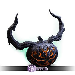 The Ancestors Tenjin 3D Printer Files - Halloween Head Only STL Model