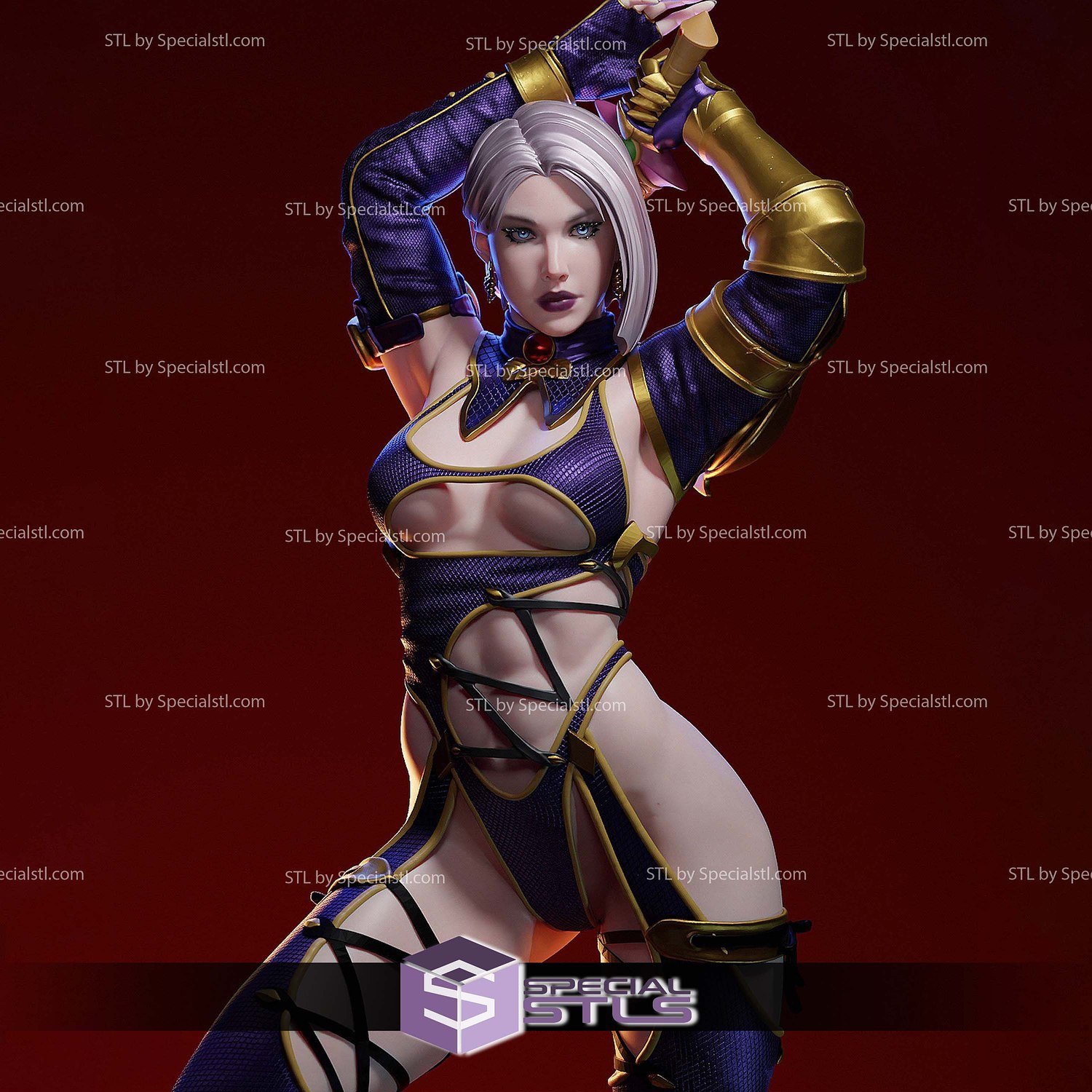 Ivy Valentine Soulcalibur 1998 STL Files 3D Model — view 2