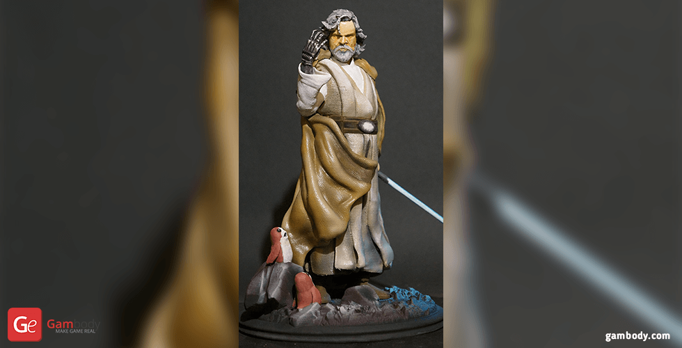 Luke Skywalker 3D Printing Miniature | Assembly STL Model