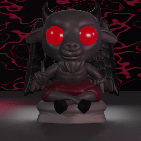 TBOI - The Binding Of Isaac Baphomet | Chibi / Kawaii Baphomet 3D STL Model