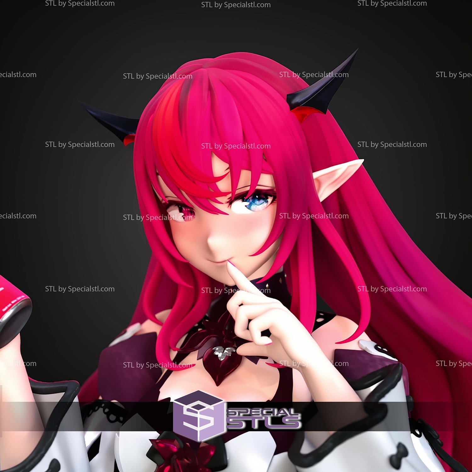 Irys Hololive Vtuber STL Files 3D Model — view 3