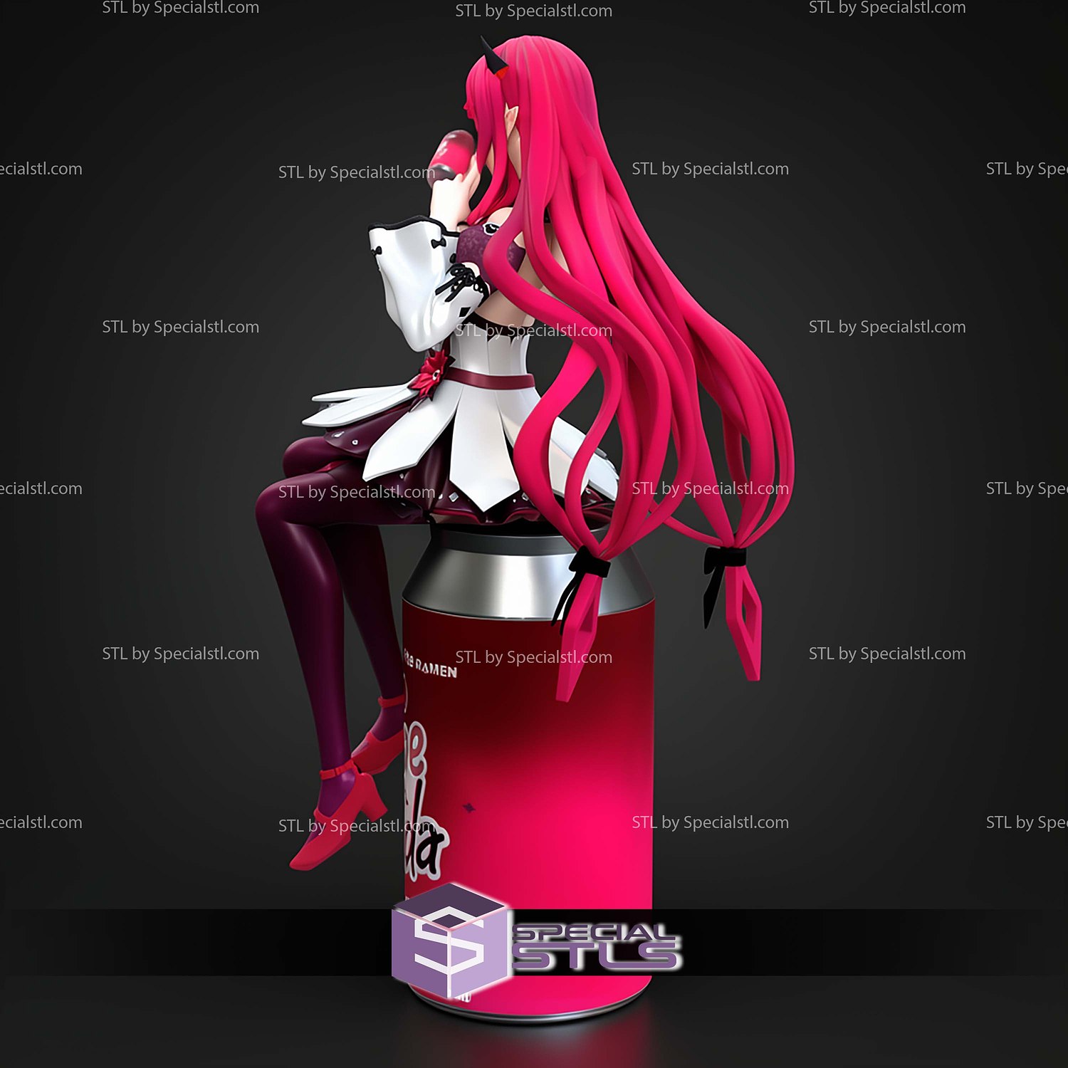 Irys Hololive Vtuber STL Files 3D Model — view 5