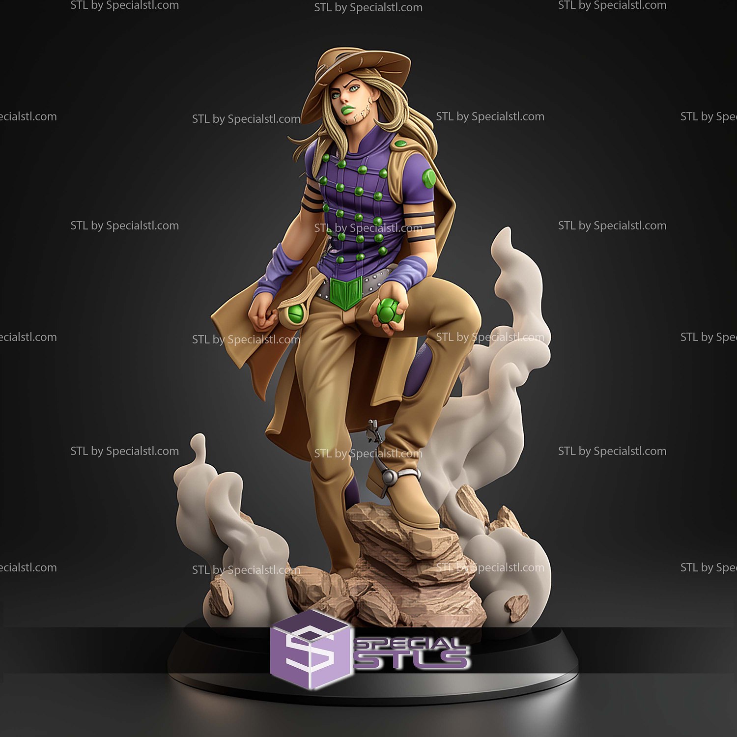 Gyro Zeppeli H290mm STL Files 3D Model — view 3