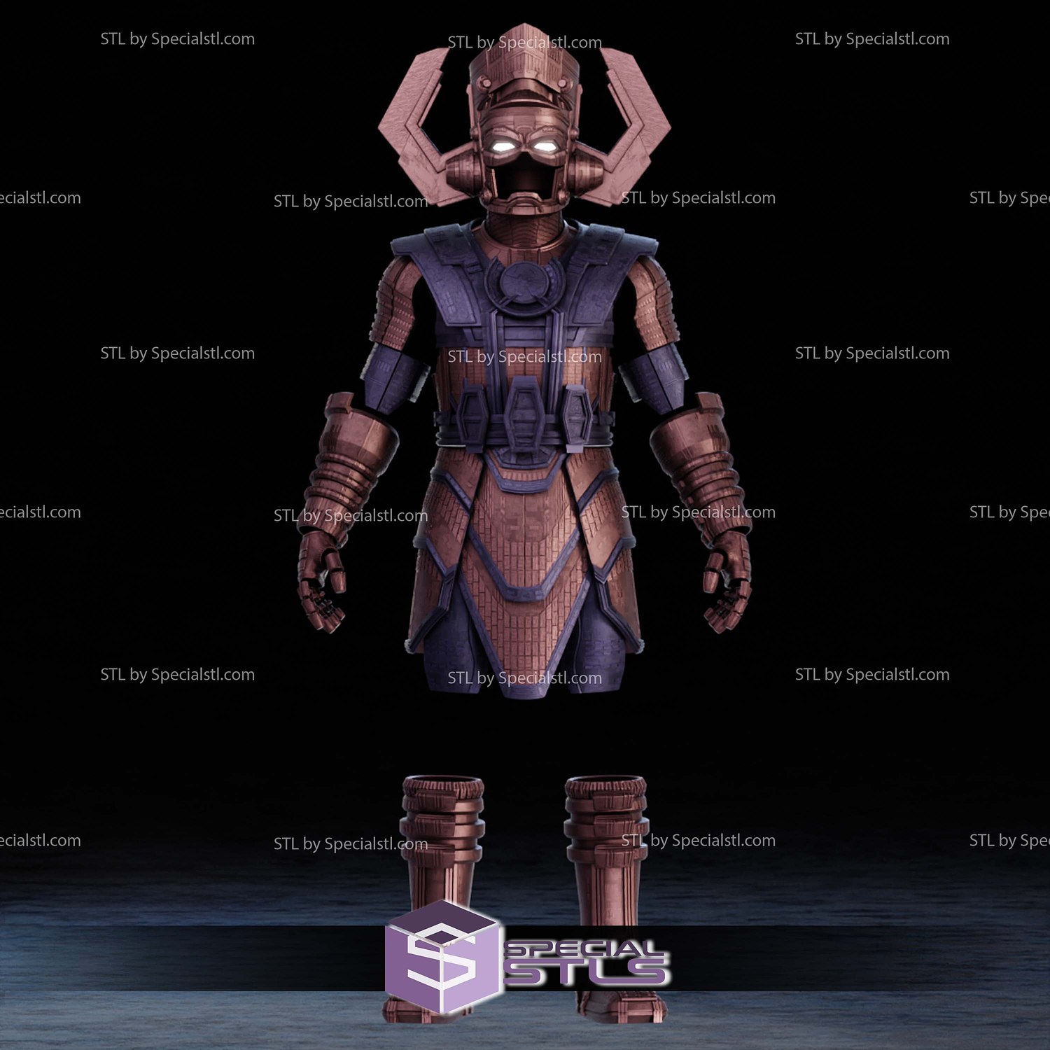 Cosplay STL Files Galactus Armor 3D Model — view 5