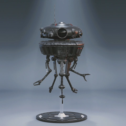 Imperial Probe Droid 3D Printing Model | Assembly STL Model