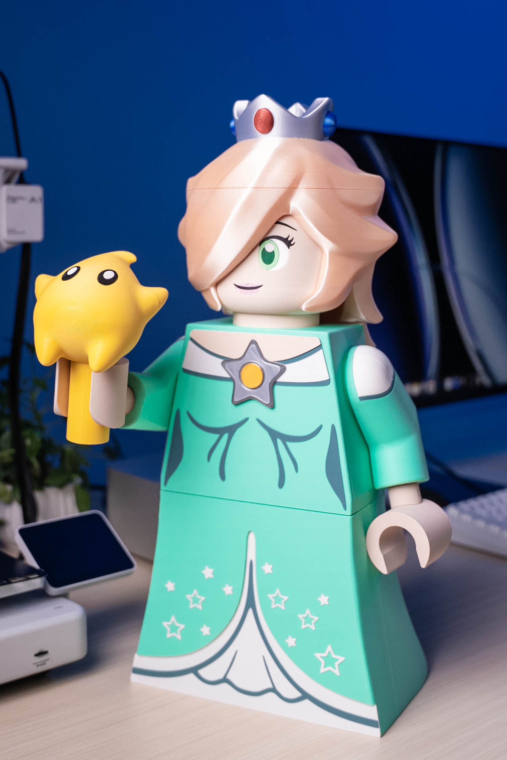 Princess Rosalina Modular Figure 3D 3MF Model — view 6