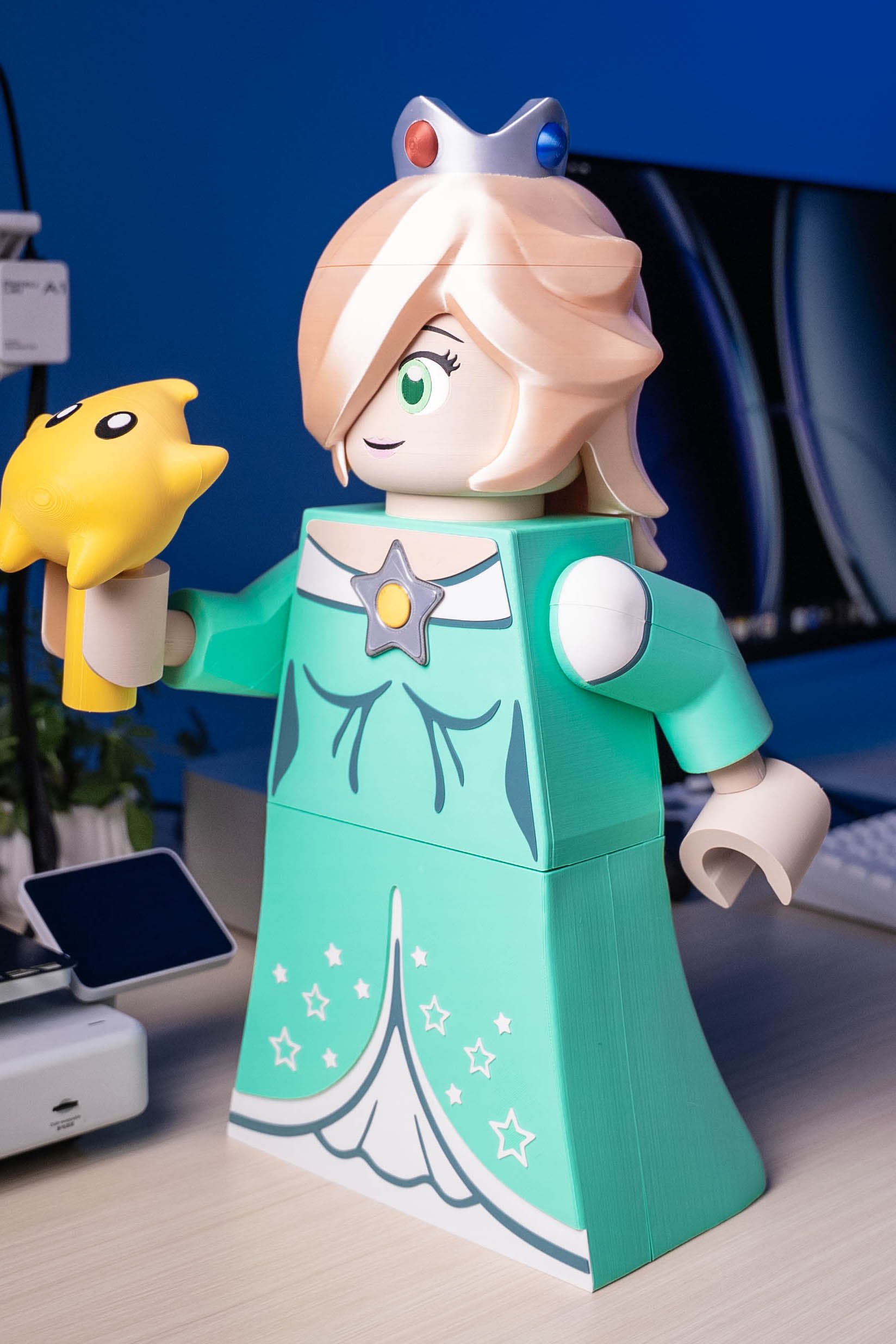 Princess Rosalina Modular Figure 3D 3MF Model — view 7