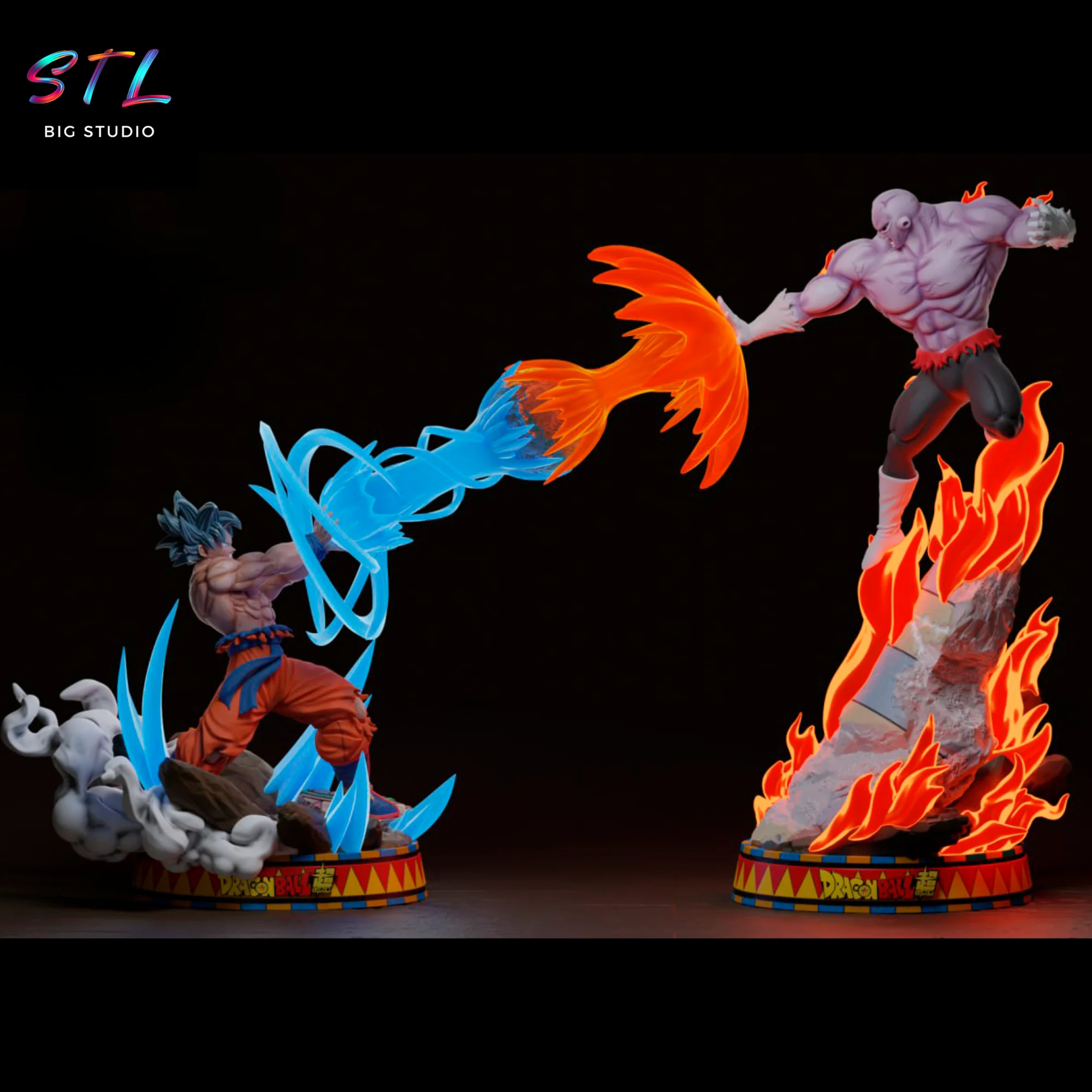 Goku vs Jiren STL | Dragon Ball Super | 3D Printable Diorama Model