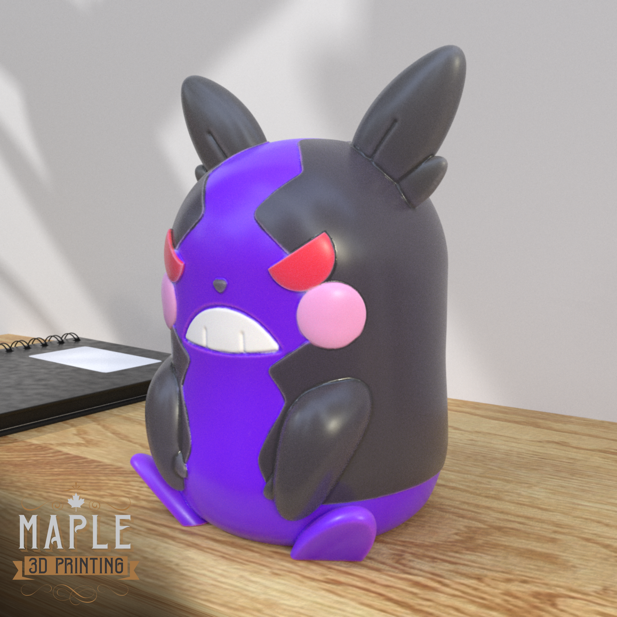 Morpeko - Happy - Angry - Ornamental 3D STL Model