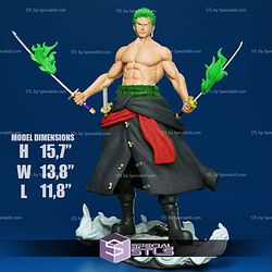 Roronoa Zoro 398mm 3D Printer Files STL Model