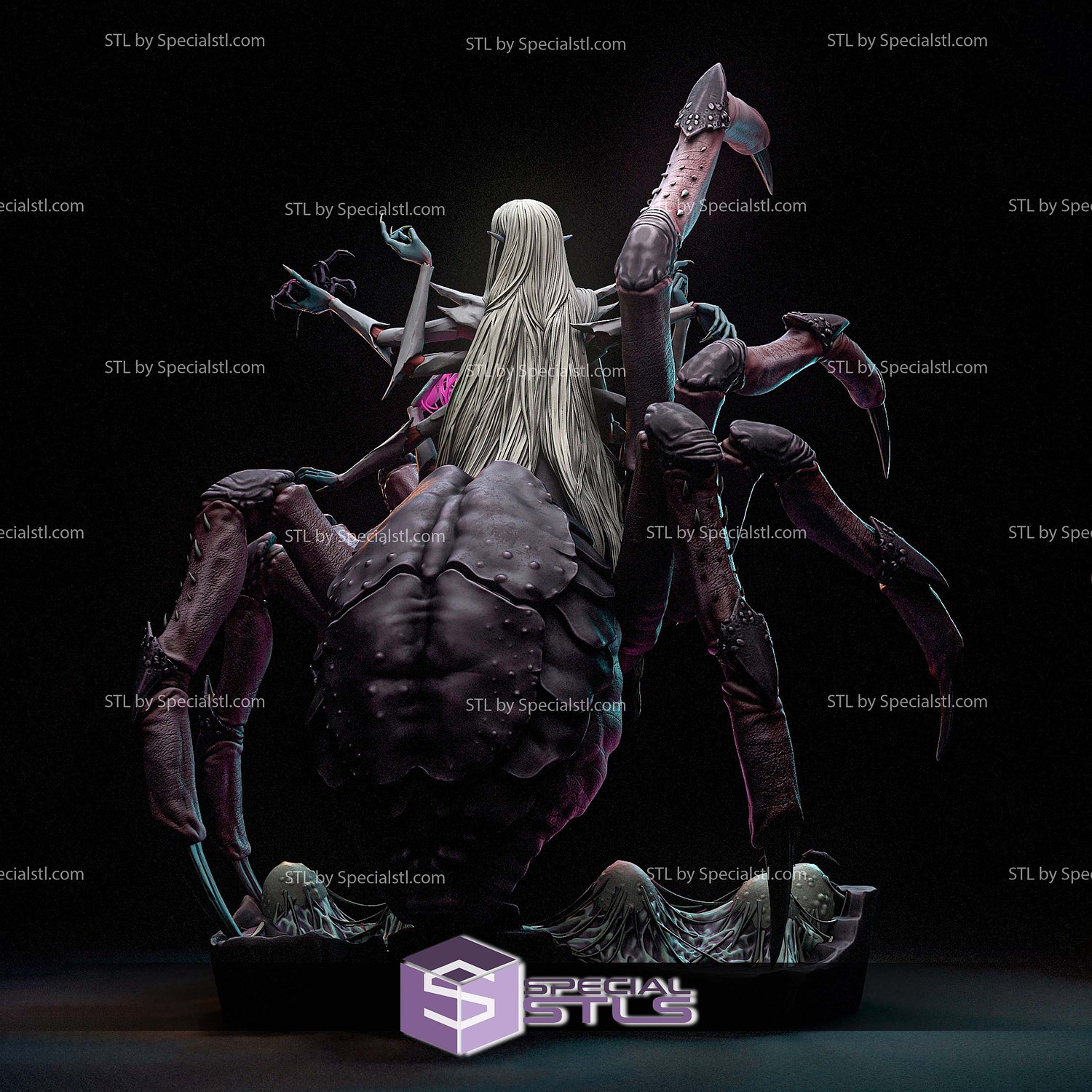 Lolth Dungeons Dragons 3D Printer Files STL Model — view 5