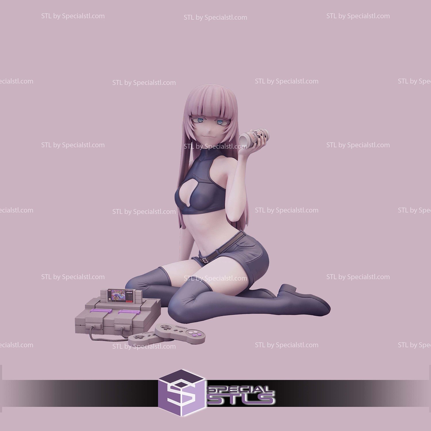 Nanakusa Nazuna Sitting 3D Printer Files STL Model — view 2