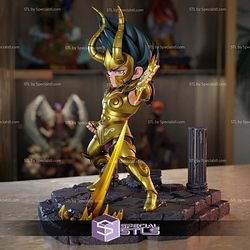 Chibi Shura Capricorn STL Files 3D Model