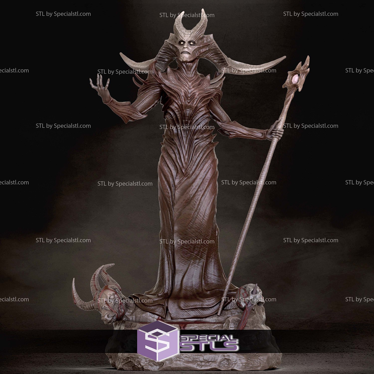 Asmodeus D and D STL Files 3D Model — view 2