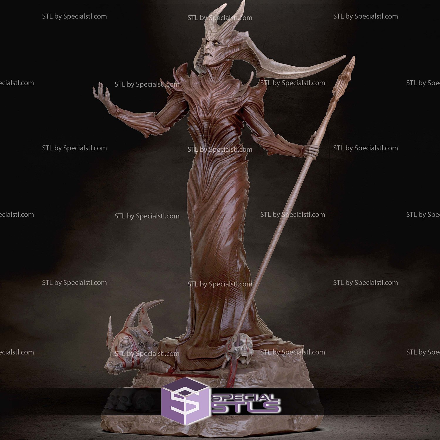 Asmodeus D and D STL Files 3D Model — view 3