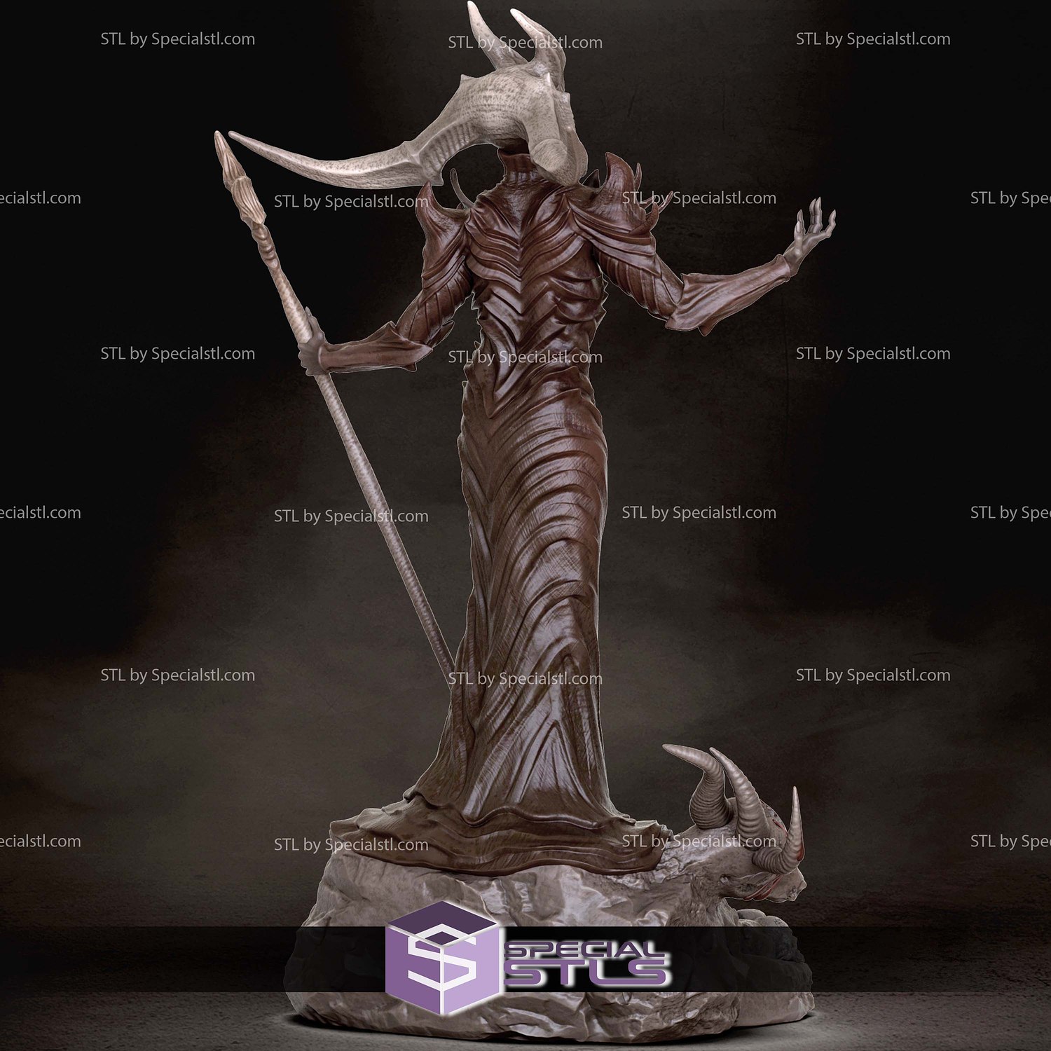 Asmodeus D and D STL Files 3D Model — view 4