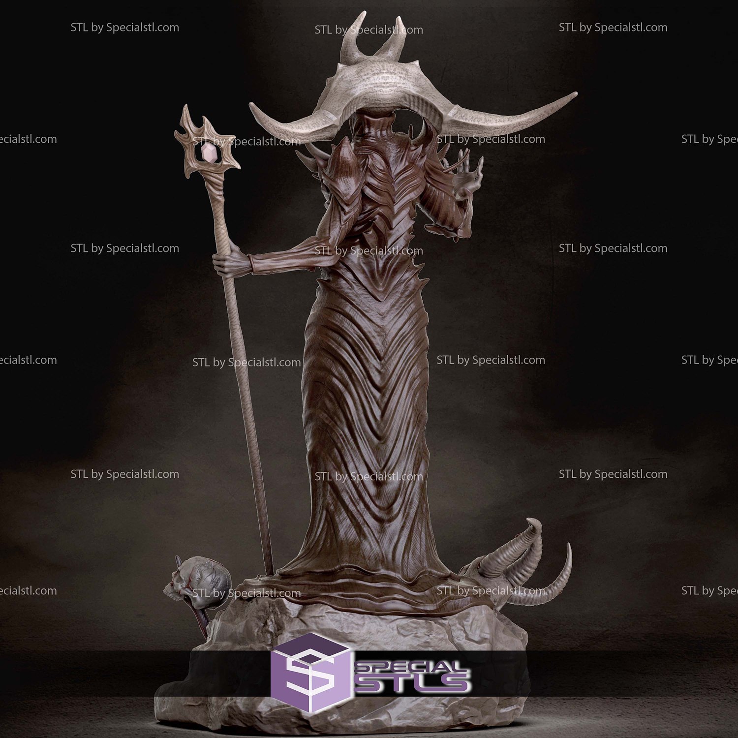Asmodeus D and D STL Files 3D Model — view 5